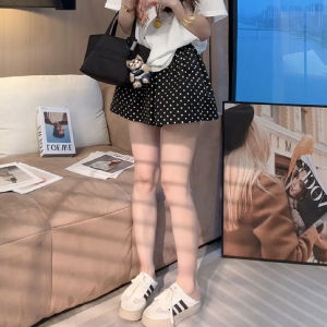 Quần Short Nữ Cạp Cao Mùa Hè 2025 Phong Cách Mới Rộng Rãi Quần Dài Thường Ngày Quần Ống Rộng Quần Ống Đứng Quần Ống Thẳng