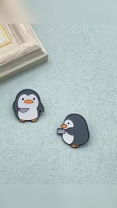 TookDee เข็มกลัดนกเพนกวิน เป็ดน่ารัก เข็มกลัดน่ารัก ตกแต่เสื้อผ้า Cartoon brooch
