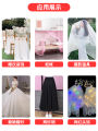 Handmade DIY Fairy Misty Lace Fabric Soft Thin Veil Pure Color Wedding Celebration Decoration Clothing Material Chinese Style. 