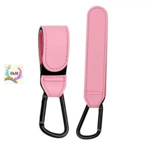 🇹🇭 HMB-HK7A1 ตะขอแขวนกระเป๋าช้อปปิ้ง ผ้าอ้อม หนัง PU อเนกประสงค์ รถเข็นเด็ก Carabiner Hooks Pushchair Hook Shopping-Bag คลิปแขวน Baby Essential
