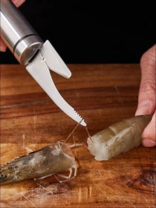 Prawn Shell Peeler | Waste Remover Knife Stainless Steel Seafood Tool