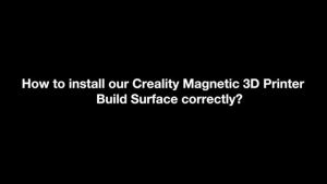 Creality Official Ender 3 Bed Ultra-Flexible Removable Magnetic Removable Build Surface Hotbed Cover Print Platform Kit