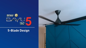 Panasonic Bayu 4/5 Blades Ceiling Fan (140cm/56”) with Remote Control Kipas Siling F-M14SH | F-M14JH