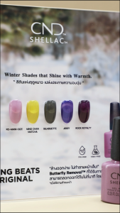 สีเจล CND Shellac เซท 5 สี โทนสี Winter แถมฟรีชาร์ทสี