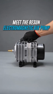 RESUN Electromagnetic Air Pump For Aquatic And Industrial Aerator Fish Farm Market