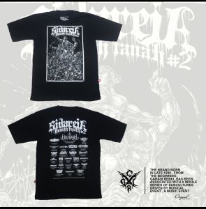 T-shrit event sidareja bawah tanah /kaos metal/ kaos music / garasi rebel