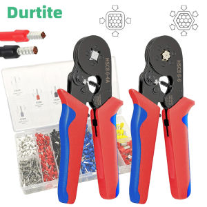 Crimping Tools Ferrule Sleeves Tubular Terminal Wire Crimper Pliers Household Electrical Sets 1200pcs terminal HSC8 6-4 6-6