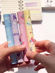 Highlighter Comel Sanrio Cinnamoroll Kuromi Melody Pen Pelajar Warna Terang Soft Tip Sanrio Highlighter Pen Student Large Capacity Color Pen Hand Account Soft Head Marker 可爱玉桂狗荧光笔学生大容量彩色笔手账加粗透色软头记号笔 E428
