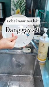 Nước Rửa Chén Fuwa3eChai 500ml Chiết Xuất Enzym Dứa An Toàn Cho Cả Gia Đình