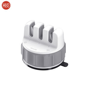 Huohou เครื่องลับมีดขนาดเล็ก หินลับมีด หินลับมีด แบบปุ่มดูดสุญญากาศ เหมาะสำหรับทำความร้อนมีดเหลาขนาดเล็กเหลาเร็วสิ่งประดิษฐ์เหลาหินมีดทำครัวมุมคงที่หางเสือจักรวรรดิเปิด