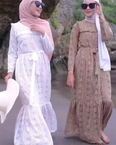 Sheryl Dress - Dress Akad - Dress Lamaran - Dress Brokat Malika (Ready Stok)