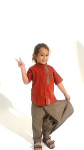 Hooflakids Setelan Anak Koko Sarung Celana Usia 1 Sampai 10 Tahun Sarcel Anak