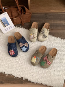 XIXITIAO | Dép Nữ Kiểu Nơ Vintage Dây Chéo Chống Trượt