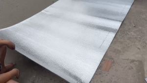 (Khổ cao 1.5m x 2 mặt bạc x dày 4ly) Dài 15m -Tấm cách nhiệt chống nóng mái nhà mái tôn màu bạc kẽm