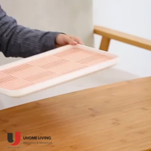 [Local Seller] Cups Tray or Utensils Drainer Drain Tray kitchen bathroom water cup tea tray kitchen double-layer dishes