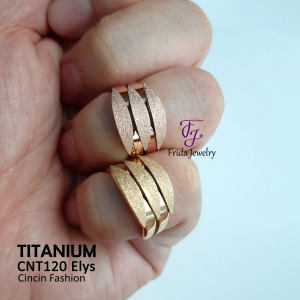 Cincin Ori Titanium Wanita Elys: Desain Elegan & Stylish