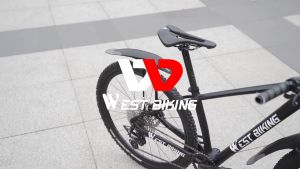 WEST BIKING 025 Fender Spakbor Mudguard Sepeda Bicycle MTB Road Bike Mud Guard Quick Release 0714025 26-29 Inch MTB Fender Set Stable Front Mudguard Adjustable Rear Aileron Widened Mud Flaps XC Bicycle Accessories