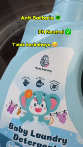 Babymommy👶 2 in 1 Gentle Baby Laundry Detergent with Soothing Softener | pH Neutral | 1000ml