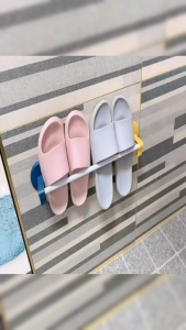 ราวตากผ้า ราวแขวนผ้าติดผนัง ไม่ต้องเจาะ แข็งแรง ดีไซน์มินิมอล เหมาะสำหรับแขวนผ้า ผ้าขนหนู ผ้าอเนกประสงค์ ราวแขวน ราวตาก