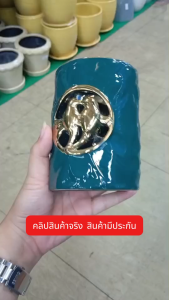 แจกันมินิมอล ลายนกคู่ ขอบทอง แจกันเซรามิก ทรงสูง ตกแต่งโต้ะทำงาน ห้องนอน ห้องนั่งเล่น หรูหรา สวยงาม