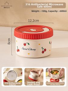 MODERN SWEETHOME | 316 Stainless Steel Microwave Safe Insulated Lunch Box