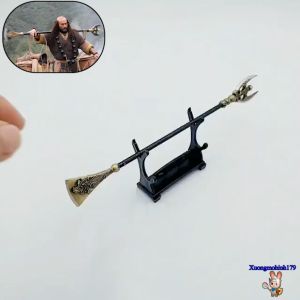 Mô hình sưu tầm Tây Du Ký Sa tăng Hàng Ma Pháp Trượng Nguyệt Nha Sạn bản 2011 kim loại 22cm