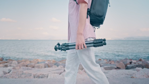 Ulanzi Ombra II 156cm Travel Tripod 360 Ball Head Phone Holder Clip for DSLR Camera Smartphone