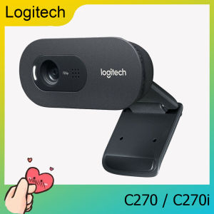 [Ready to Ship] Logitech C270 / C270i Android TV Box HD Webcam 720 Built-in Microphone for PC Laptop Computer