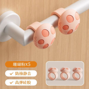 กุญแจประตูยางซิลิโคน แผ่นรองกันกระแทก แผ่นกันกระแทกยางกันกระแทกผนัง ไม่ต้องเจาะ แผ่นกันกระแทกเห็ด สำหรับบ้าน