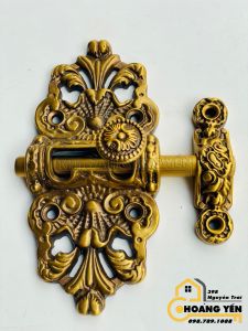 Chốt đồng cửa cổng chốt cửa bằng đồng đúc chốt ngang cánh cửa TD- 68512