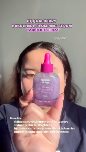 Eqqualberry Deep Cera Bakuchiol Plumping Serum 30ml | Sensitive Skin Safe Collagen Boost Serum | Hydrating & Barrier Repair Serum