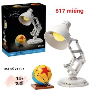 Disney Đèn Khối Xây Dựng Bộ 21357 Sáng Tạo Để Bàn Trang Trí Gạch Đồ Chơi Cho Bé Gái Bé Trai Người Lớn Sinh Nhật Quà Tặng Giáng Sinh