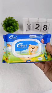 Coral Babies Non-Chemical Organic Baby Cleansing Wet Wipes 30 Sheets Gentle for Sensitive Skin