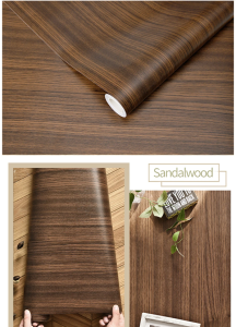 Wood Grain PVC Wallpaper for Door Wardrobe Cupboard Table Furniture Waterproof Self Adhesive Stickers Home Decor Film