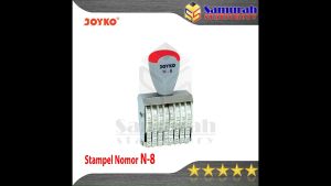 Stampel Angka Joyko N-8 / Stamp Number N 8 Digit / Stempel Nomor N8 Label Maker Joyko Stempel Nomor Untuk Kebutuhan Kantor - Lazada