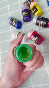 Bộ màu nước 15ml Thiên Long Colokit 8 màu chuyên dụng - Màu tươi sáng an toàn sử dụng dễ dàng pha màu WACO-03