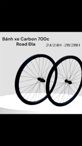 Bánh xe đạp Carbon 700c Road đĩa và 29inch sử dụng ty ống centerlock 24/24lỗ và 28/28lỗ