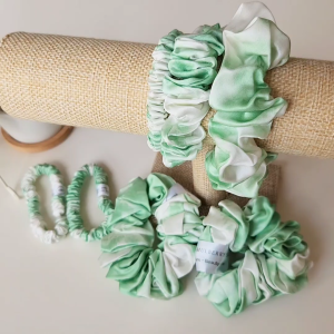 Natural Mulberry Silk Scrunchies Multi Colour Range For Hair Care Soft and Smooth Hair Accessories