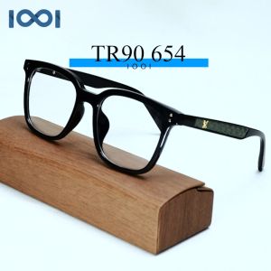 IOOI Eyewear - Kacamata Kotak TR90 Lensa Anti Radiasi Blueray Photocromic Wanita/Pria 654