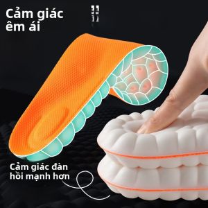 XIANZHAO | Miếng lót giày thể thao XTEP siêu mềm hấp thụ sốc thoáng khí chống mùi giảm đau thoải mái khi đi bộ lâu dành cho nam và nữ