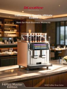 High-end Commercial Dual-screen Quadruple-grinding Intelligent Extraction Coffee Machine