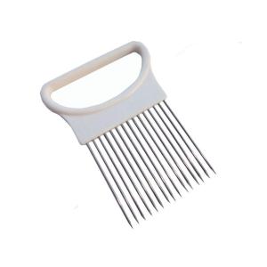 LUOWAN Stainless Steel Kitchen Gadgets Vegetable Potato Tomato Onion Holder Slicer Peeler