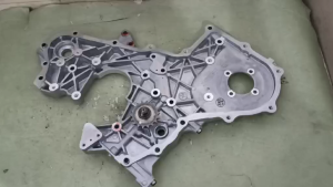 213704A000 T-CHAIN COVER LWR INNER D4CB for HYUNDAI STAREX [MOBIS ORIGINAL] Part #21370-4A000