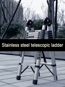 Ladder telescopic ladder/A-type foldable ladder aluminum alloy ladder adjustable multifunctional ladder household ladder