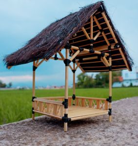 miniatur gazebo untuk hiasan rumah