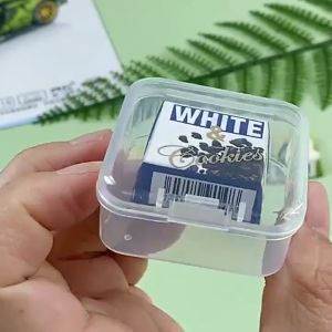 50Pcs Mini Jewelry Storage Box Transparent Plastic Jewelry Storage Boxes Earring Necklace Rings Display Box Portable Travel Pill Earplugs Storage Case Organizers