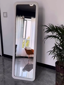 Full Body Mirror Tempered Glass Mirror with Standing Full Length Mirror Dressing Mirror
