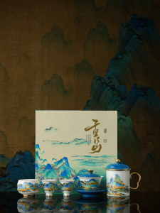 JIXIANSHENG | Gilt Craftsmanship Chinese Traditional Tea Set Kit