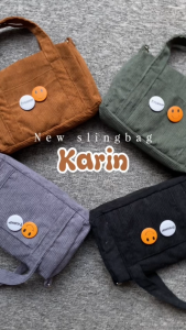 Tas slingbag wanita kekinian Karin termurah bestseller viral multi fungsi Bagseller