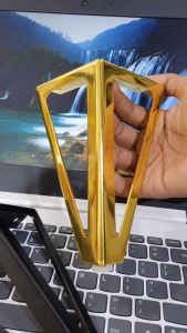 H005 Kaki Sofa Gold dan Matt Black 15cm / Kaki Besi Premium / Kaki Sofa stainless / Sofa Leg / Nakas